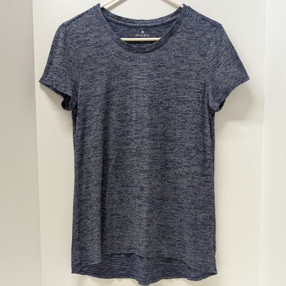 Athleta Soft Stripe Asana Tee in Navy - Picture 3 of 11